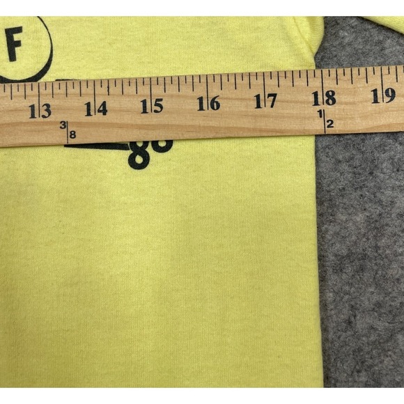 Vintage 80s Jesus T Yellow Medium Stedman - Picture 10 of 15